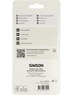 Binnenkabel Simson rem universeel RVS 2