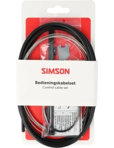 Versnellingskabelset Simson nexus 4/7/8 RVS - zwart
