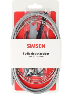 Versnellingskabelset Simson nexus 4/7/8 RVS - grijs