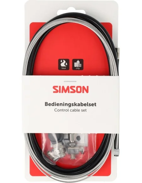 Remkabelset Simson Shimano Nexus Rollerbrake - zwart