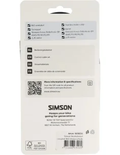 Remkabelset Simson Shimano Nexus Rollerbrake - zwart 2