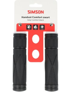Handvatten Simson Comfort 135/135 mm met snijlijn - Zwart 2