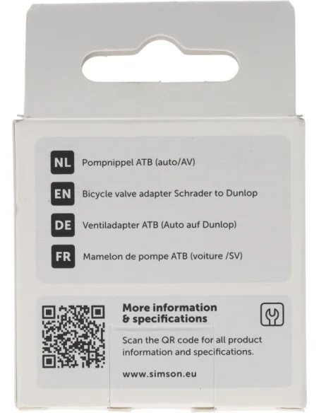 Pompnippel Simson aluminium - AV