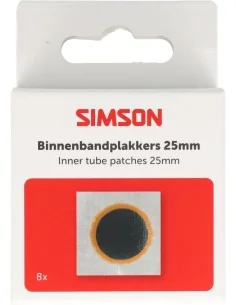 Bandenpleisters Simson rond 25mm - 8 stuks