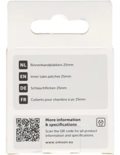 Bandenpleisters Simson rond 25mm - 8 stuks 2