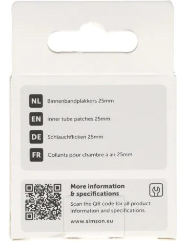 Bandenpleisters Simson rond 25mm - 8 stuks