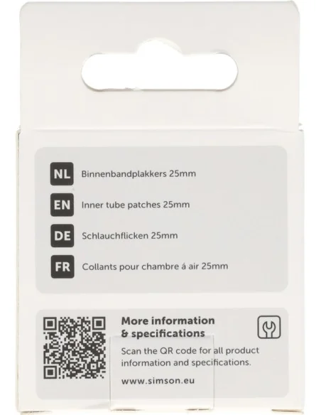 Bandenpleisters Simson rond 25mm - 8 stuks