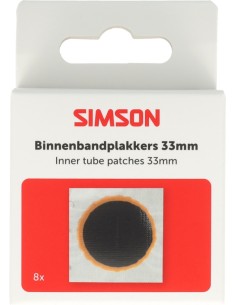 Bandenpleisters Simson rond 33mm - 8 stuks