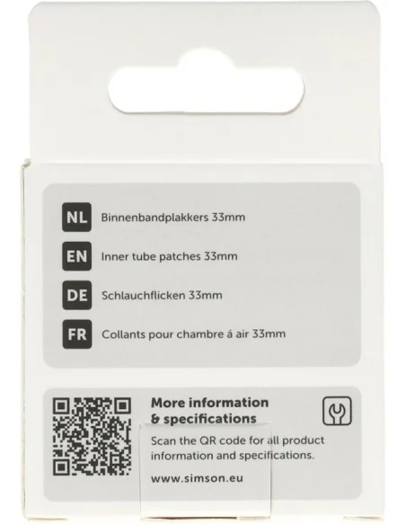 Bandenpleisters Simson rond 33mm - 8 stuks