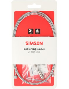 Trommelrem binnenkabel Simson universeel RVS - zilver