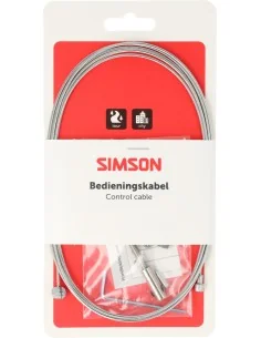 Trommelrem binnenkabel Simson universeel RVS - zilver