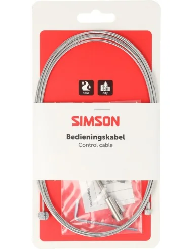 Trommelrem binnenkabel Simson universeel RVS - zilver