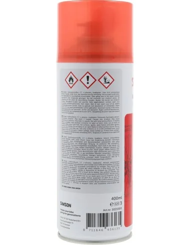 Kettingspray Simson siliconenvrij - 400ml