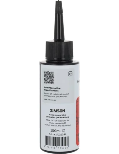 Kettingolie Simson plantaardig e-bike & city bike - 100ml