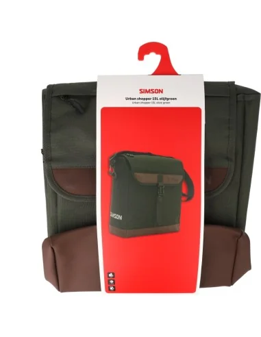 Enkele fietstas Simson urban 15 liter - olijf groen