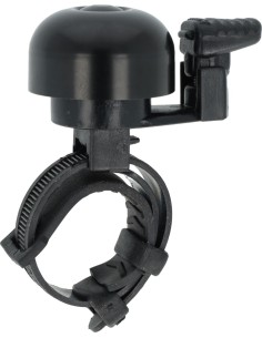 Fietsbel Simson Mini met flexibele band 32mm - zwart
