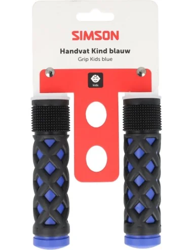 Handvatset Simson kids - kobaltblauw / zwart