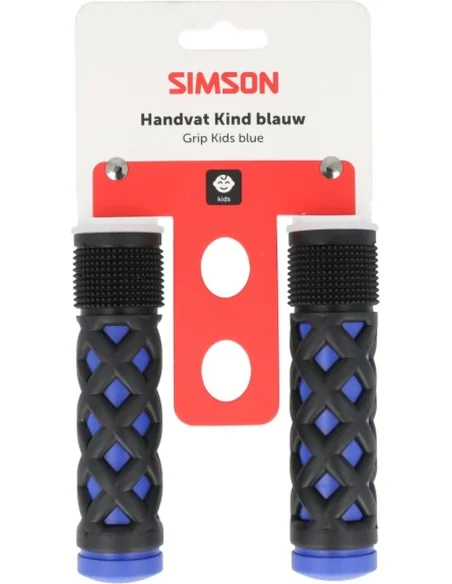 Handvatset Simson kids - kobaltblauw / zwart