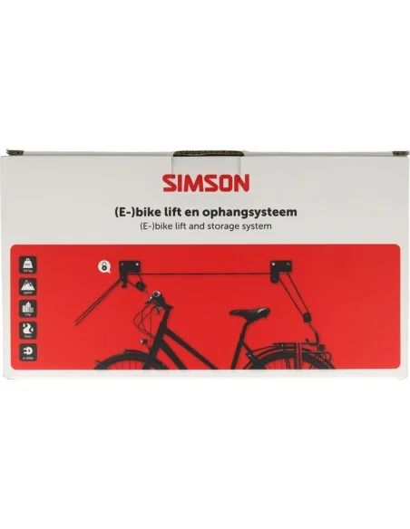 Ophangsysteem Simson E-bike - zwart