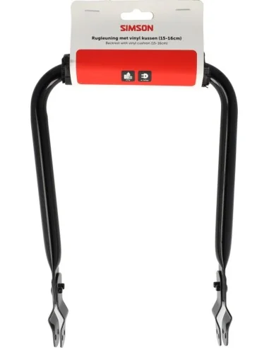 Rugleuning Simson 15-16cm - Zwart