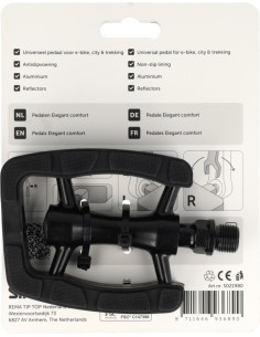 Pedaalset Simson Elegant Comfort - Zwart 2