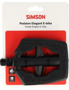 Pedaalset Simson Elegant voor E-bike - Zwart