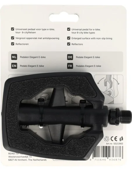 Pedaalset Simson Elegant voor E-bike - Zwart
