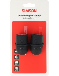 Verlichtingsset Simson simmy batterij - zwart