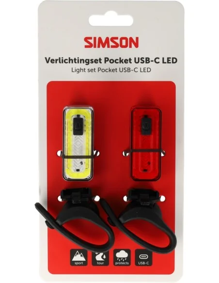 Verlichtingsset Simson Aurora Pocket