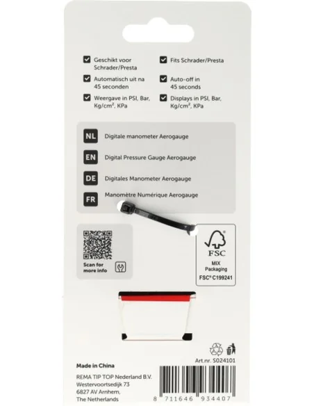 Digitale manometer Simson Aerogauge