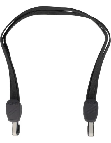 Karabijnhaakbinder Simson 60cm - zwart