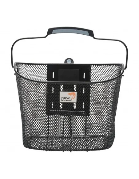 Fietsmand New Looxs Toscane Smartlock 19 liter 34 x 25 x 25 cm - zwart