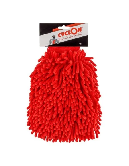 Microvezel washandschoen Cyclon Cleaning Glove - Red