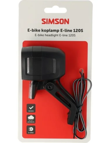 Koplamp Simson aurora E-line 120s