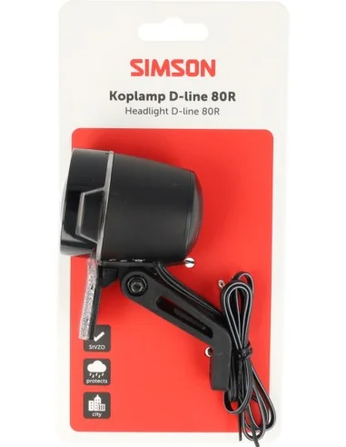 Koplamp Simson aurora D-line 80r