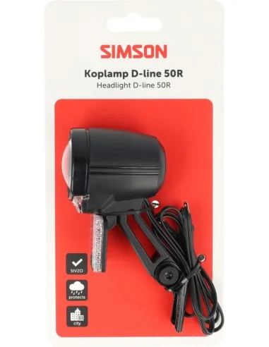 Koplamp Simson aurora D-line 50r