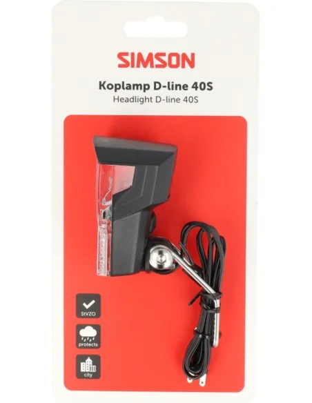 Koplamp Simson aurora D-line 40s