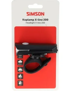 Koplamp Simson aurora X-line 200