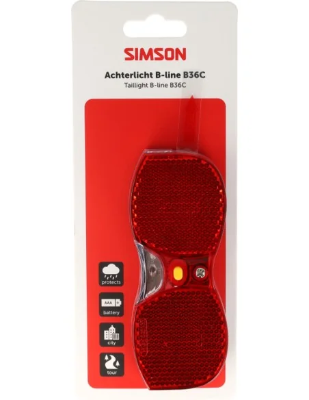 Achterlicht Simson aurora B-line b36c