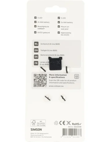 Achterlicht Simson aurora B-line b69s