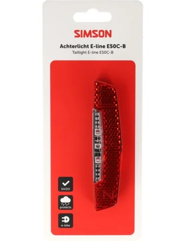 Achterlicht Simson aurora E-line e50c-b