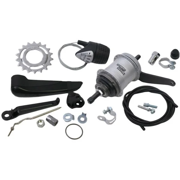 Versnellingsnaaf 3 speed Sturmey Archer AWC terugtraprem - compleet met versteller