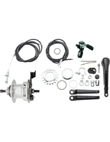 Versnellingsnaaf 3 speed Sturmey Archer Summit X-RD3 trommelrem - high polish aluminium