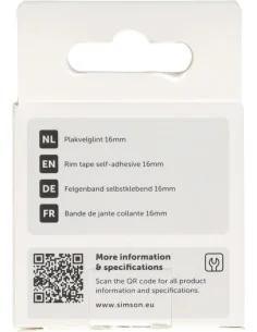 Plakvelglint Simson 16mm breed 2