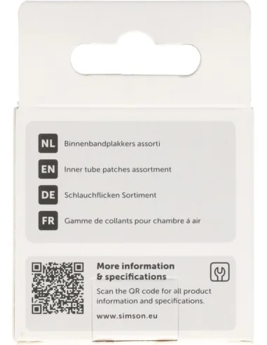 Binnenbandpleisters Simson assortiment 9-delig