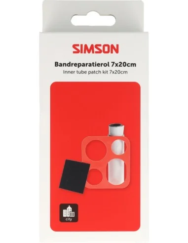 Bandenreparatierol & sjabloon Simson 7x20cm
