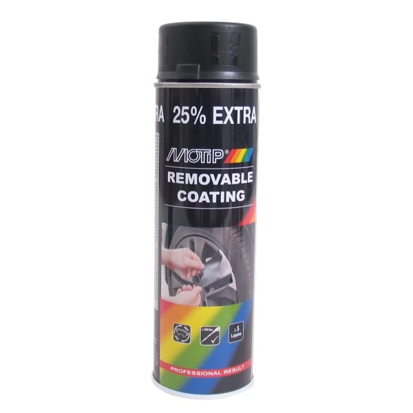 Sprayplast Motip - mat zwart (spuitbus á 500 ml)