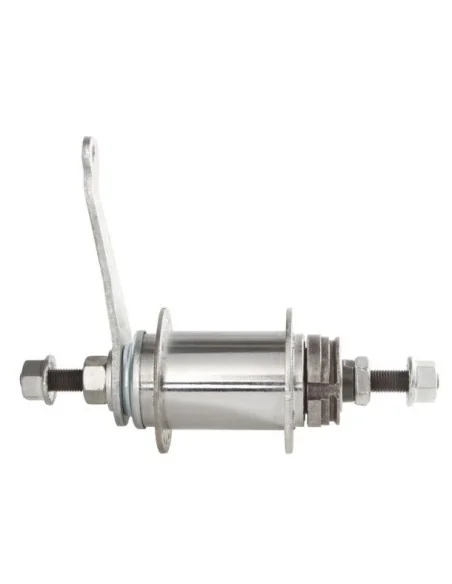 Terugtrap remnaaf verchroomd met asmoeren - 36 gaats - 110 mm inbouwmaat