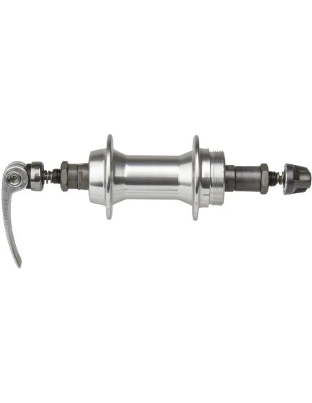 Achternaaf aluminium geschikt voor schroefcassette - inclusief snelspanner 36 gaats