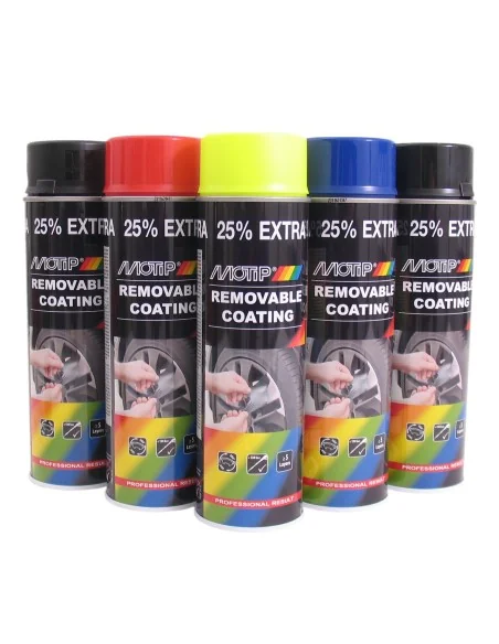 Sprayplast Motip - glanzend zwart (spuitbus á 500 ml)